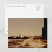 Ride the Ferris Wheel at Navy Pier in Chicago Briefkaart (Voorkant / Achterkant)