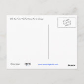 Ride the Ferris Wheel at Navy Pier in Chicago Briefkaart (Achterkant)