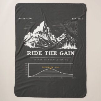 Ride The Gain Wandern Höhenprofil Sherpa Deken