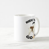 Ride the Goat Coffee Mok (Voorkant rechts)