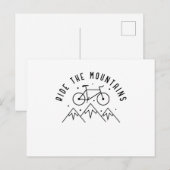 Ride the Mountains Briefkaart (Voorkant / Achterkant)