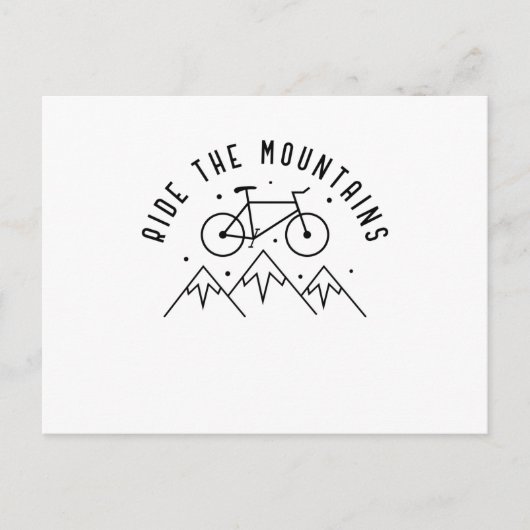 Ride the Mountains Briefkaart (Voorkant)
