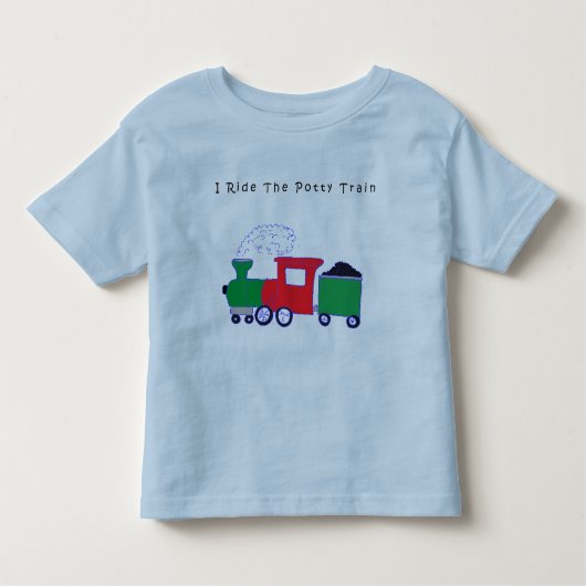 Ride the Potty Train Kinder Shirts (Voorkant)