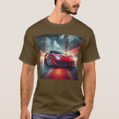 Ride the Rush: High-Performance T-shirt voor auto' (Voorkant)