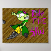 Ride the Saw Poster (Voorkant)