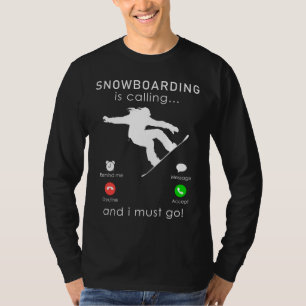 Ride the Slopes: Snowboarden is bellen en ik moet T-shirt