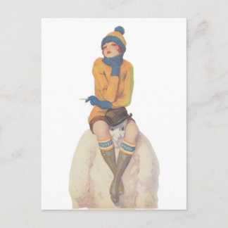 Ride the Snowman Briefkaart