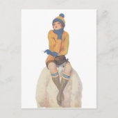 Ride the Snowman Briefkaart (Voorkant)