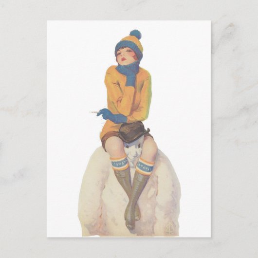 Ride the Snowman Briefkaart (Voorkant)