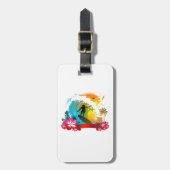 Ride the Tide Bagagelabel (Voorkant verticaal)