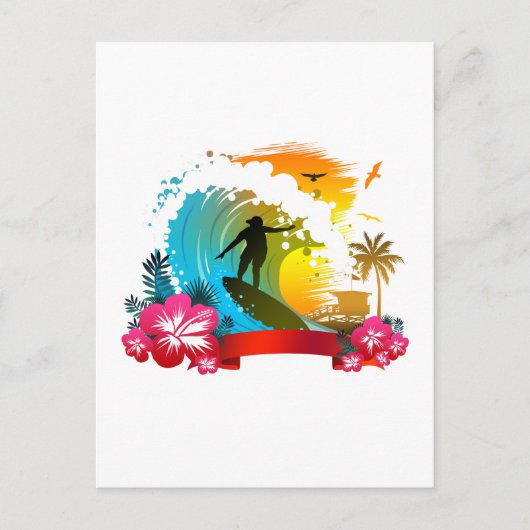 Ride the Tide Briefkaart (Voorkant)