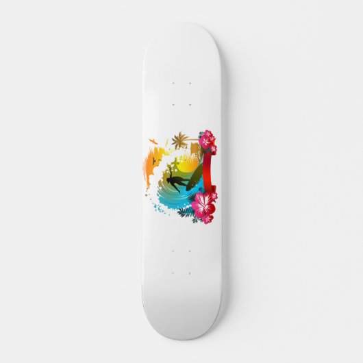 Ride the Tide Persoonlijk Skateboard (Voorkant)