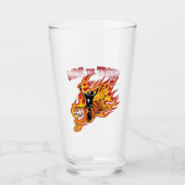 Ride the Tiger  Heavy Metal Illustration Glas (Voorkant)