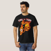 Ride the Tiger  Heavy Metal Illustration T-shirt (Voorkant volledig)