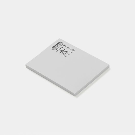 Ride the Trails Bike Graffiti Quote Post-it® Notes (Schuin)