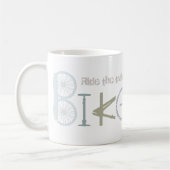 Ride the Trails Bike Graffiti Sport Quote Koffiemok (Links)