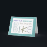 Ride the Trails Biking Daughter in law Birthday Kaart<br><div class="desc">Ride the Trails Mountain Biking Daughter-in-law Birthday with image made from bike parts</div>