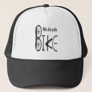 Ride the Trails Biking Inspiration Motivation Trucker Pet