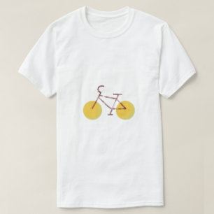 Ride the Vibes Minimalistische Bicycle Grafische T T-shirt