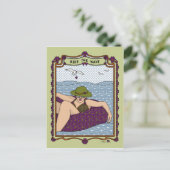 Ride the Wave_A_ Briefkaart (Staand voorkant)