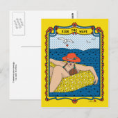 Ride the Wave_B_ Briefkaart (Voorkant / Achterkant)