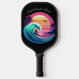 Ride the Wave bij Sunset Pickleball Paddle