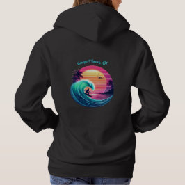 Ride the Wave bij zonsondergang Hoodie