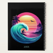 Ride the Wave bij zonsondergang Planner (Achterkant)