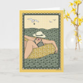 Ride the Wave_C_Greeting Kaart (Gele Bloem)