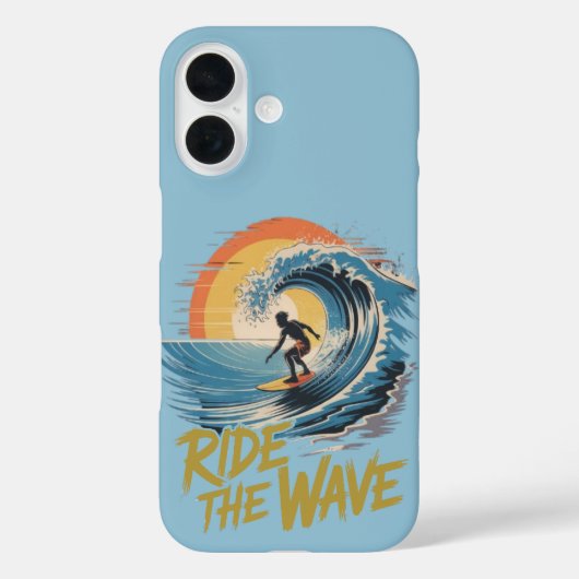 Ride the Wave Case-Mate iPhone Case (Achterkant)