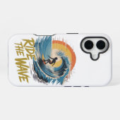 Ride the Wave iPhone 16 Hoesje (Achterkant horizontaal)