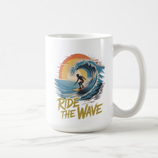 Ride the Wave Koffiemok (Rechts)