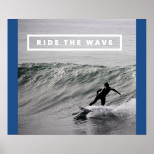 Ride the Wave - Motivatie surfvideo Poster