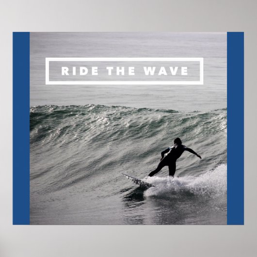 Ride the Wave - Motivatie surfvideo Poster (Voorkant)