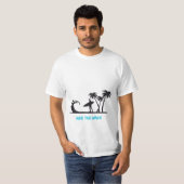 Ride the Wave Surf Design T-shirt (Voorkant volledig)