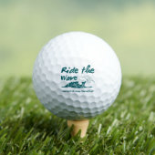 Ride the Wave Surf Ontwerp Golfballen (Insitu Shirt)