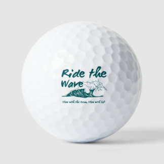 Ride the Wave Surf Ontwerp Golfballen