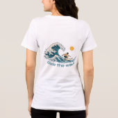 Ride the Wave Surf T-Shirt (Achterkant)