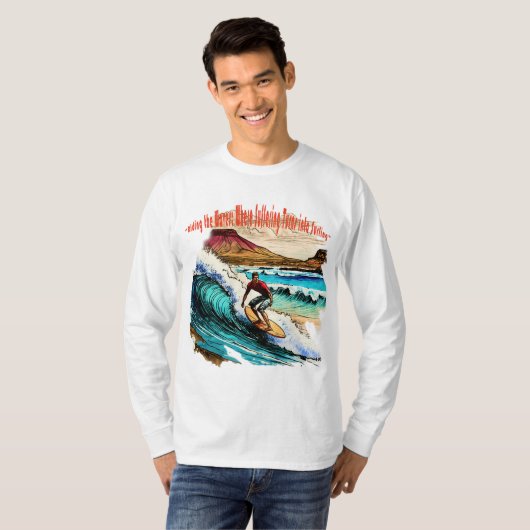 Ride the Wave T-shirt (Voorkant volledig)