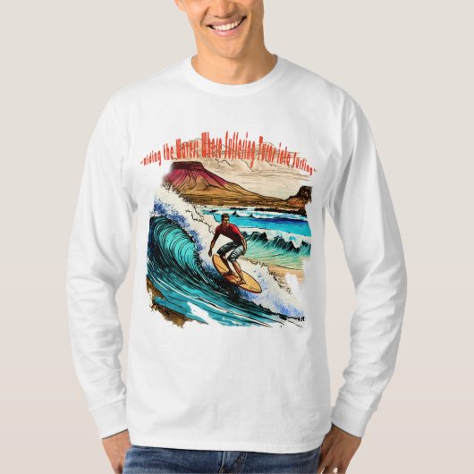 Ride the Wave T-shirt (Voorkant)