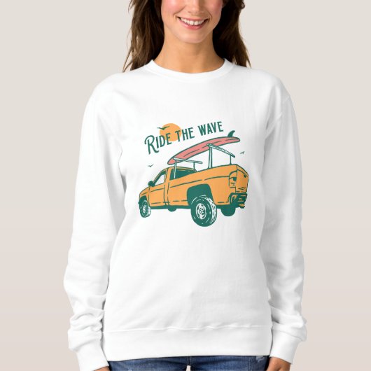 Ride the Wave Trui (Voorkant)