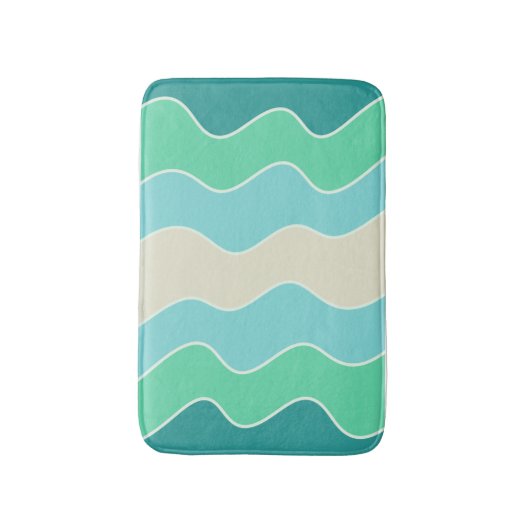 Ride the Waves Bath Mat (Voorkant Verticaal)