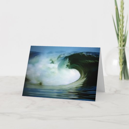 RIDE THE WAVES DUDE=GENIET VAN JE VERJAARDAG KAART (Voorkant)