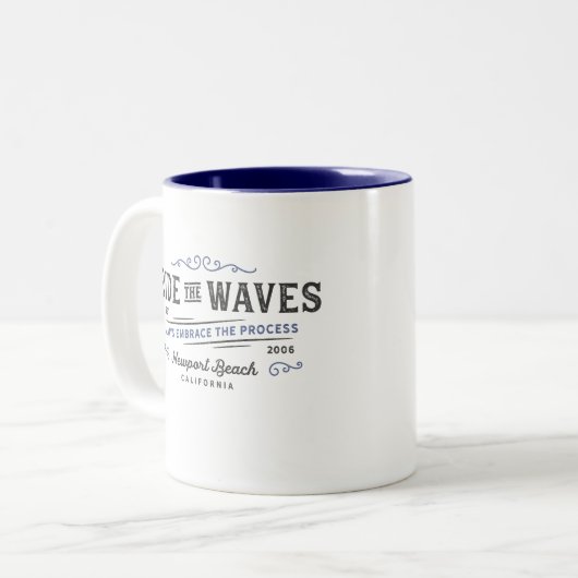 Ride the Waves Mok (Voorkant links)