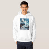 Ride the Waves – Ocean-Inspired Hoodie (Voorkant volledig)