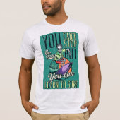 Ride the Waves - Surven Skeleton Retro T-shirt (Voorkant)