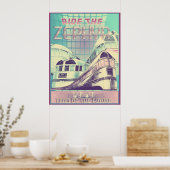 Ride the Zephyr 1949 trein of the Future Poster (Keuken)