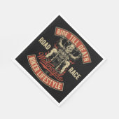 Ride Till Death Biker Lifestyle Servet (Hoek)