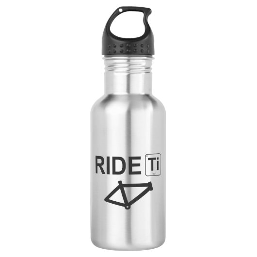 Ride Titanium Waterfles (Voorkant)