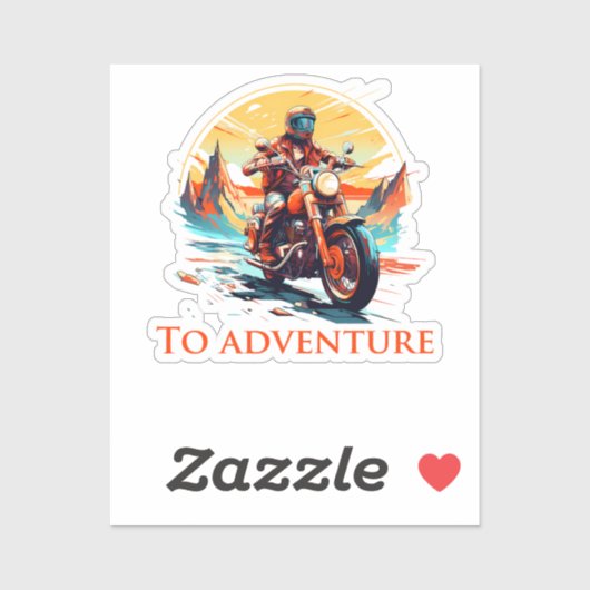 Ride to Adventure Sticker (Vel)
